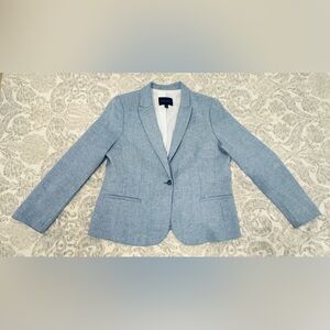 EUC Banana Republic Blue Linen Blazer (14P)